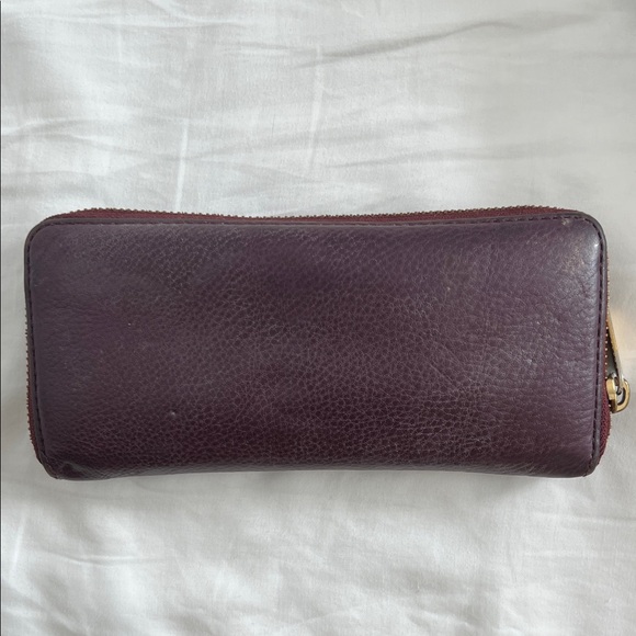 Marc by Marc Jacobs Deep Purple Leather Wallet - Picture 2 of 5